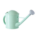 Small Mint Green Plastic Watering Can with Long Spout Sprinkler Head for Garden, Indoor and Outdoor Plants, Flowers (...
