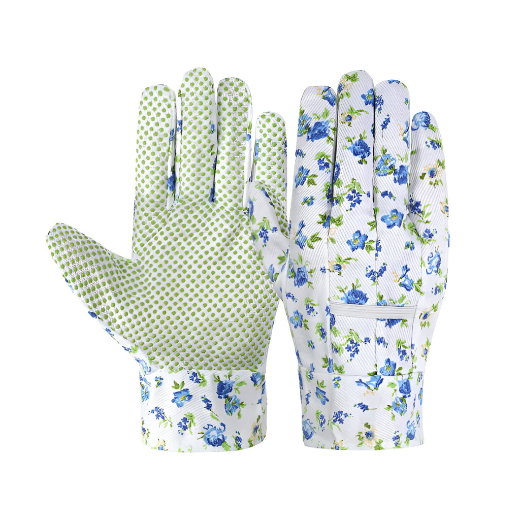 Floral Gardening Gloves for Women/Ladies,Non-Slip Grip Garden Work Gloves,Comfortable Thorn Proof Garden Gloves