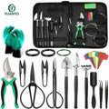 Gardening Tool & Accessory Set with For Beginners, Bonsai Trees, Potted Plants 24 Pieces