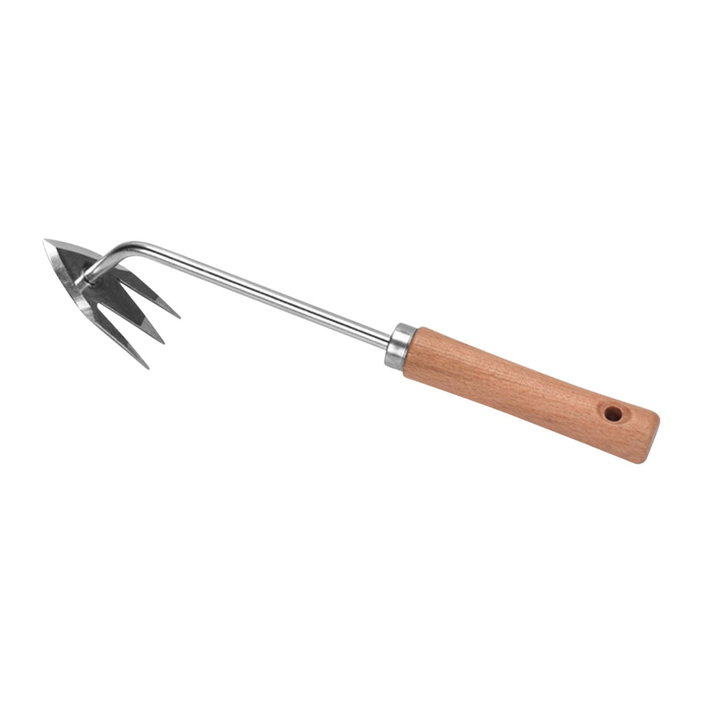 Stainless Steel Mini Garden Trowel for Weeding and Flower Planting - Ergonomic Non-Slip Handle V-Shaped Weeder Tool f...
