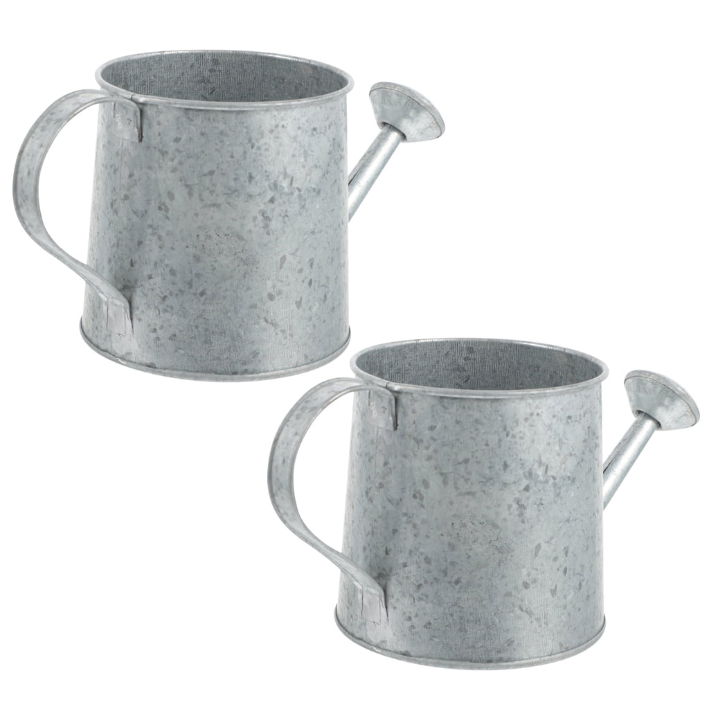 Vase Watering Flower Bucket Metal Can Jug Pitcher Rustic Farmhouse Pot Planter Iron Galvanized Vintage Tin Plant Vases