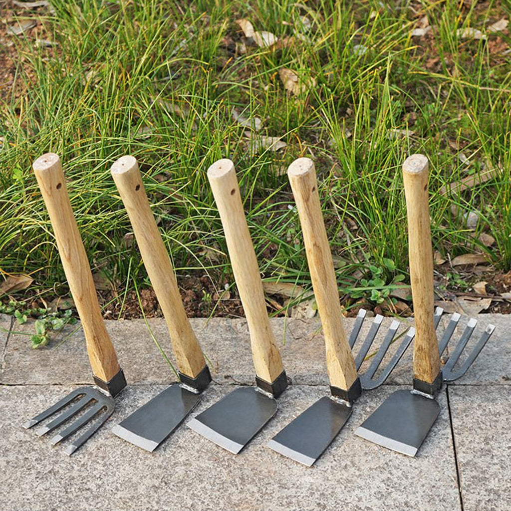 Garden Tiller Trowel Household Gardening Weeding Agricultural Tools Weeding Digging Planting Vegetables Small Hoes Go...