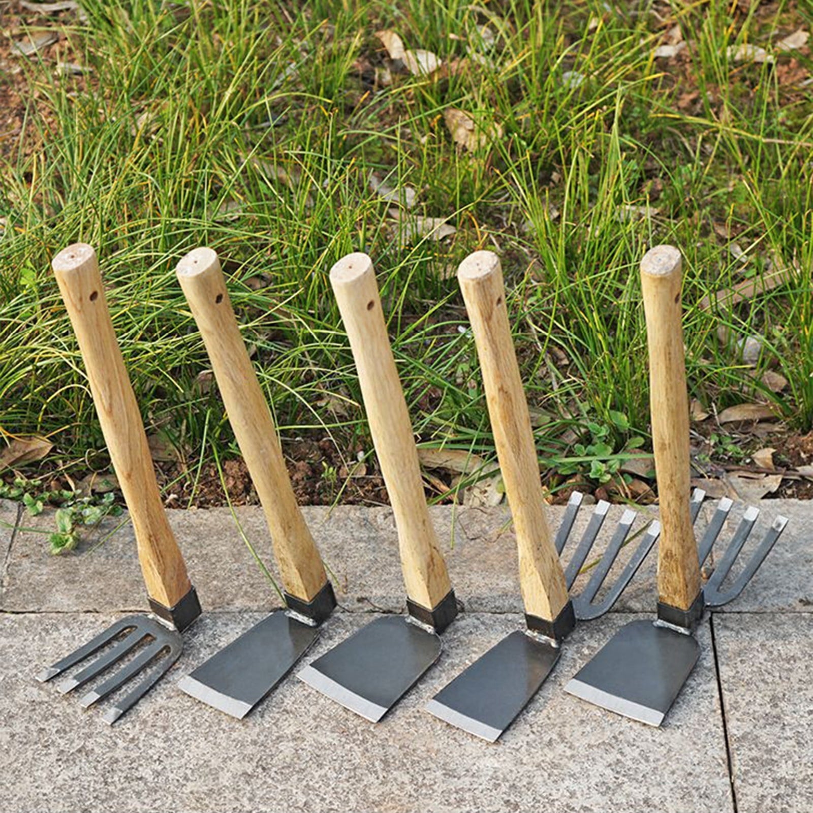 Garden Tiller Trowel Household Gardening Weeding Agricultural Tools Weeding Digging Planting Vegetables Small Hoes Go...