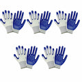 Gloves, Bobasndm 5 Pairs Garden Gloves for Women/Men Nitrile Coated Work Gloves for Gardening Restoration Work