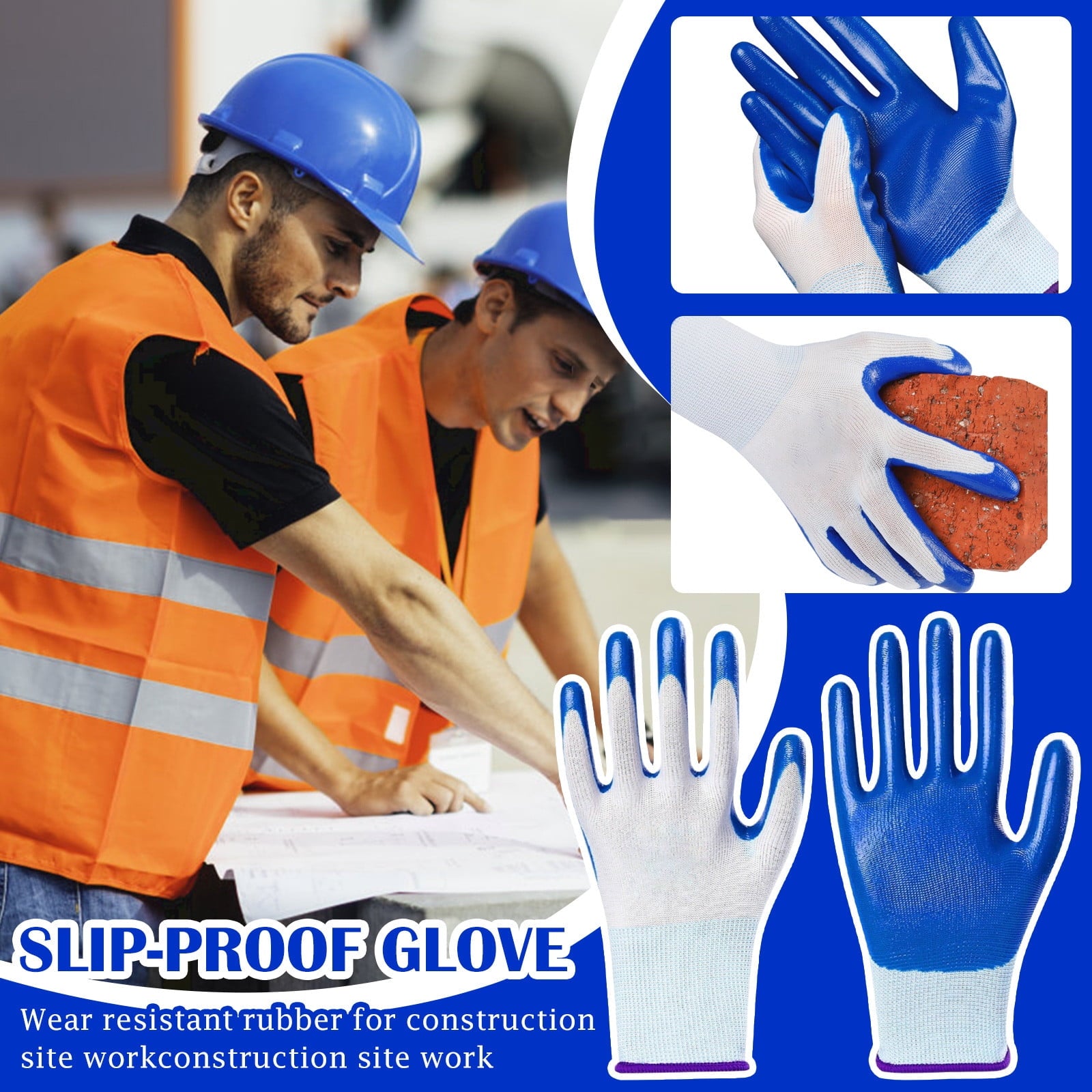 Waterproof Stab-proof Cut-proof Gardening Gloves, Outdoor Garden Work Gloves for Rose Pruning, Weeding, Soil Handling...