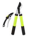 Garden Shears Set, Branch Cutter Pruning Shears with Gear Action, Heavy Duty Loppers Gardening Tools for Plants, Flow...