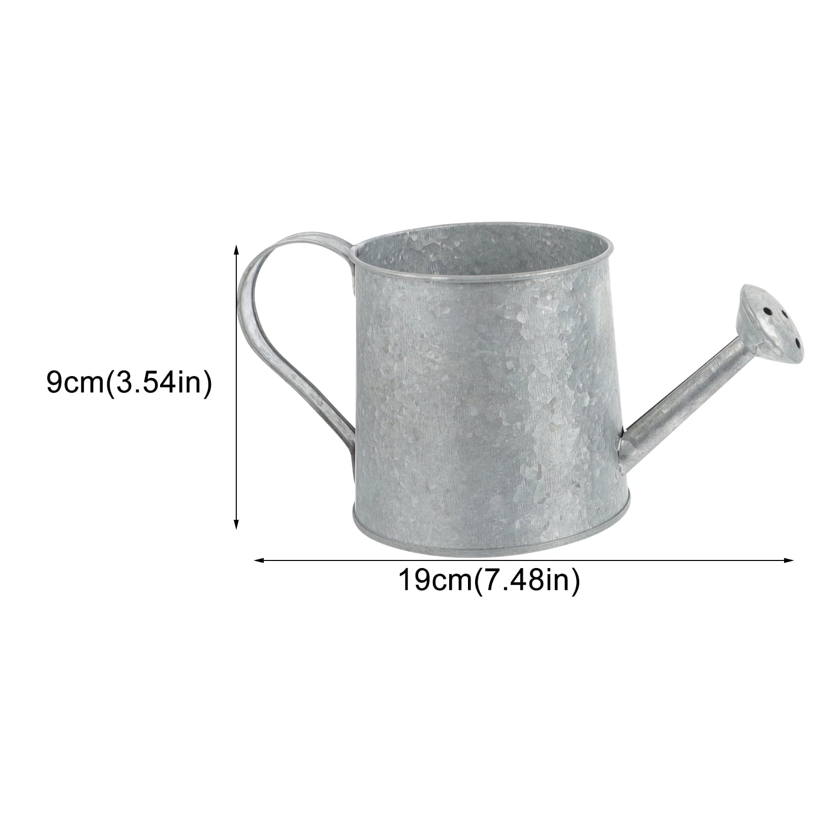 Vase Watering Flower Bucket Metal Can Jug Pitcher Rustic Farmhouse Pot Planter Iron Galvanized Vintage Tin Plant Vases - Image 2