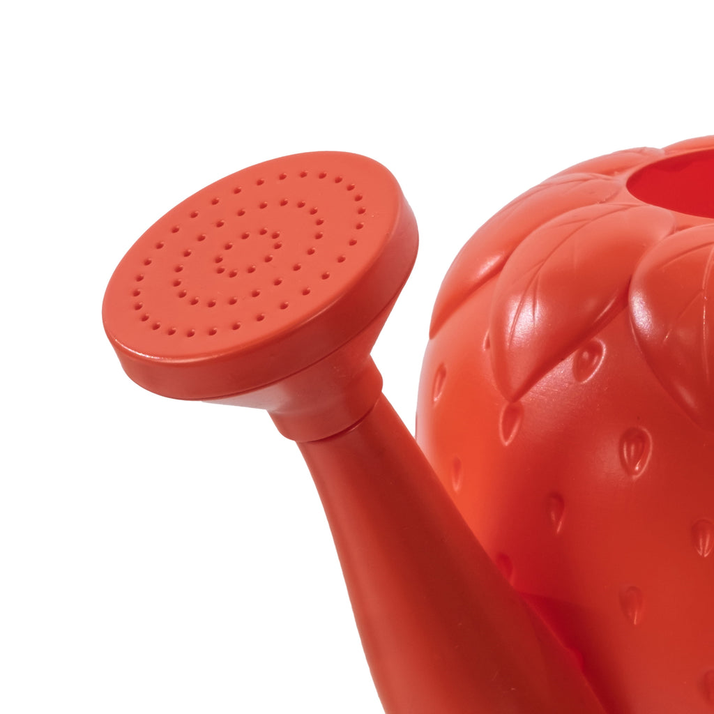 Kids Watering Can, Pink Strawberry, 0.37 gal, Durable Plastic - Image 3