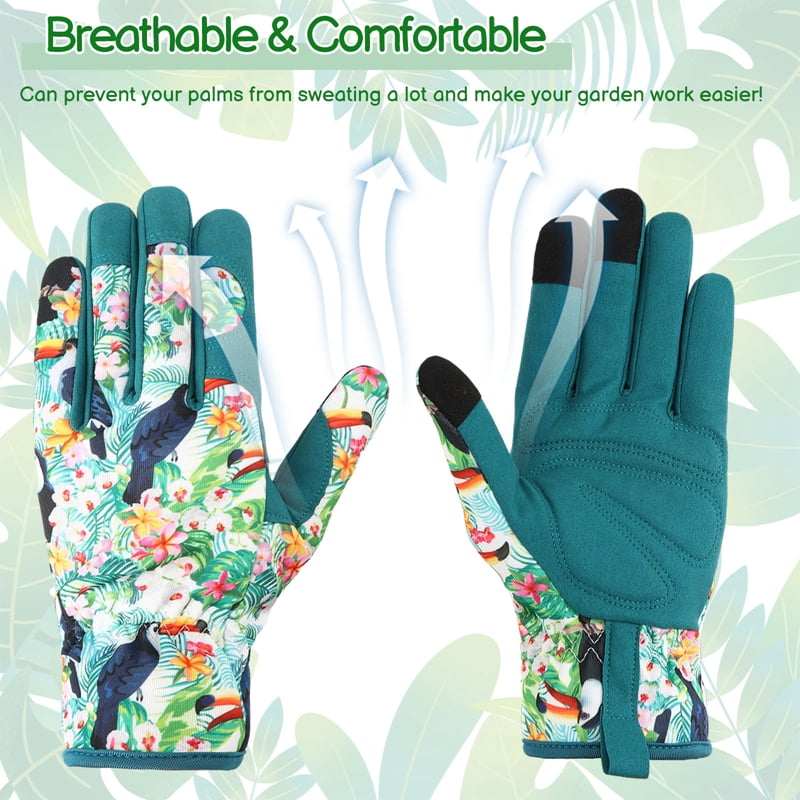 Gardening Gloves for Women - Thorn Proof & Puncture Resistant, Breathable Floral Gloves for Rose Pruning,Mother's Day... - Image 3