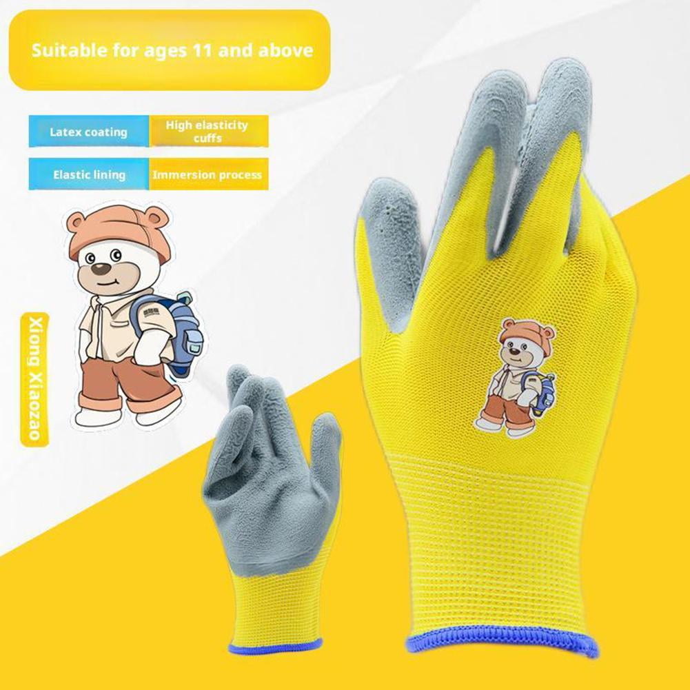 1Pair Kids Gardening Gloves for Age 2-11 Childrens Garden Gloves - Image 4