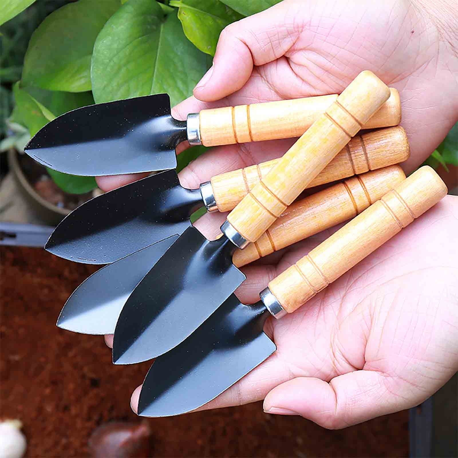 Stainless Steel Gardening Shovel, Flower Planting Shovel, Weeding Garden Spade Handle Small Shovel Tool, Garden Woode... - Image 6