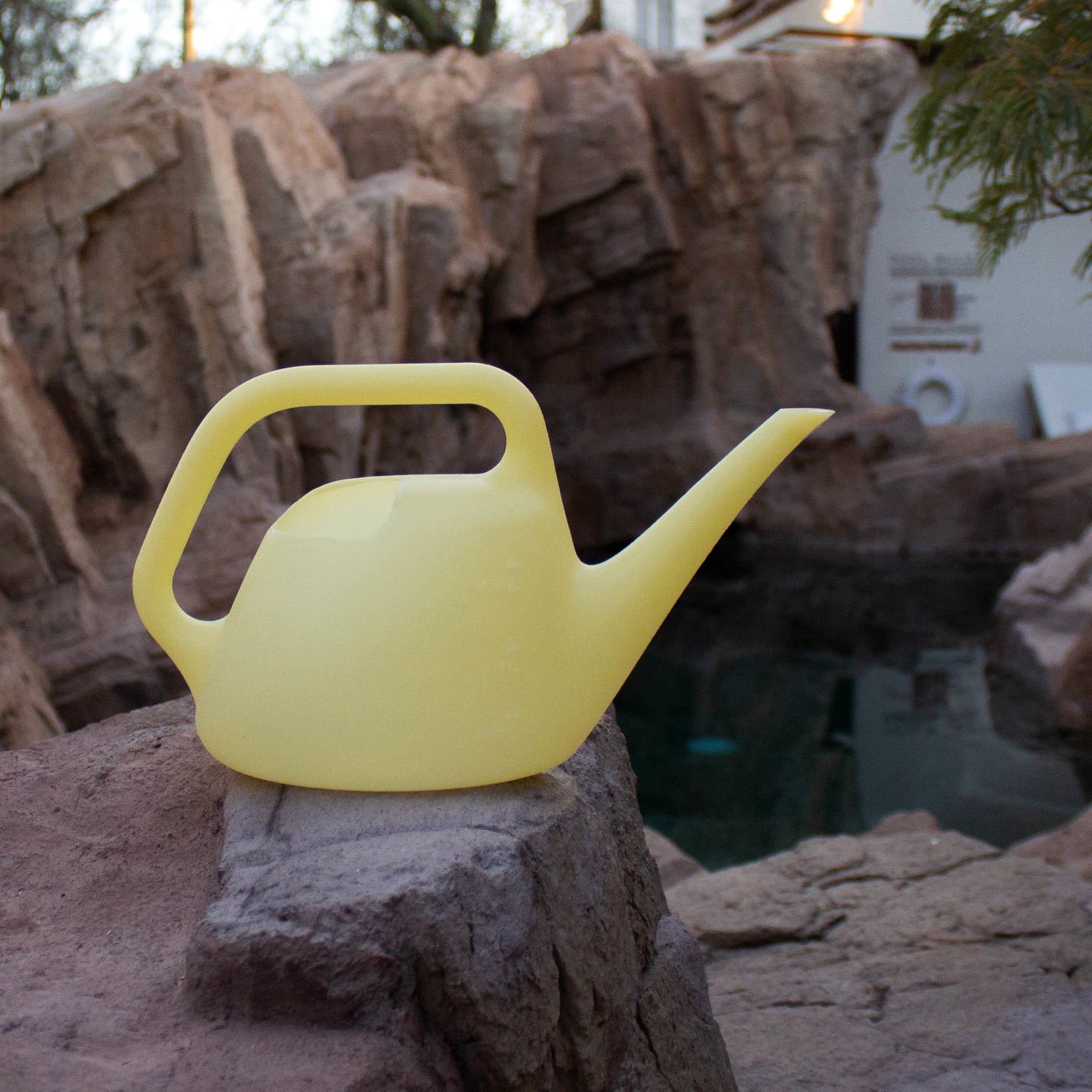 Bloem Translucent Plastic Watering Can: .4 Gallon (1.5 Liter), Indoor/Outdoor, Goldfinch - Image 2