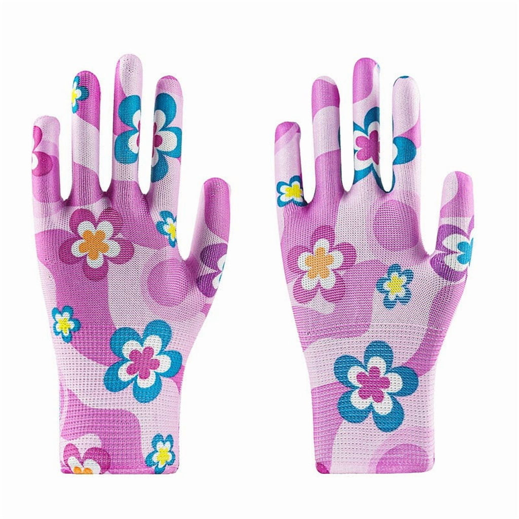 12 Pair Gardening Gloves for Women Ladies Breathable Coated Multi-purposes for Yard Garden Outdoor Indoor, 4.7"x8.6" - Image 3