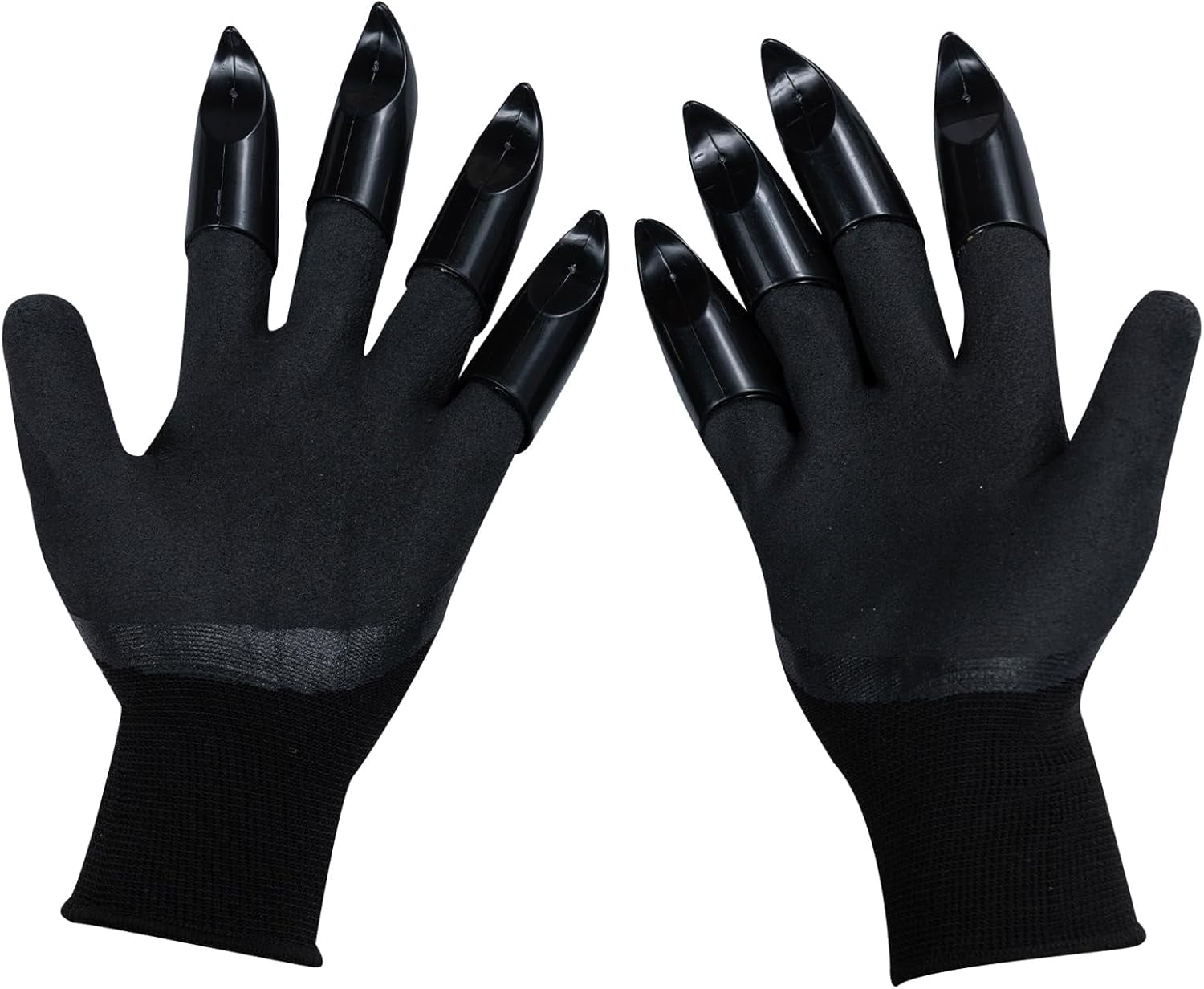 Garden Gloves With Claws 2 Pairs for Digging Weed Pulling Garden Finger Claws Gloves Outdoor Protective Work Gloves - Image 2