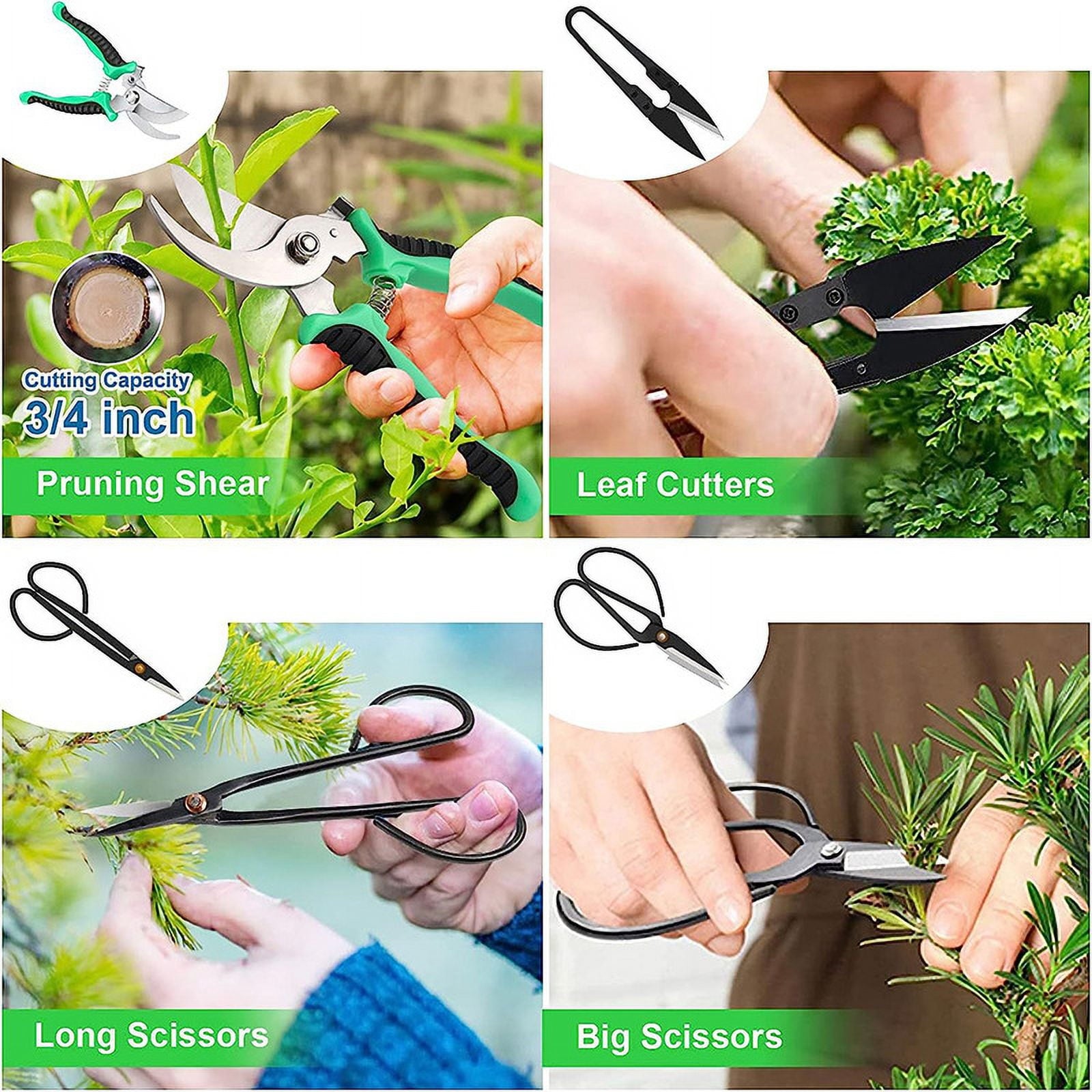 Gardening Tool & Accessory Set with For Beginners, Bonsai Trees, Potted Plants 24 Pieces - Image 2