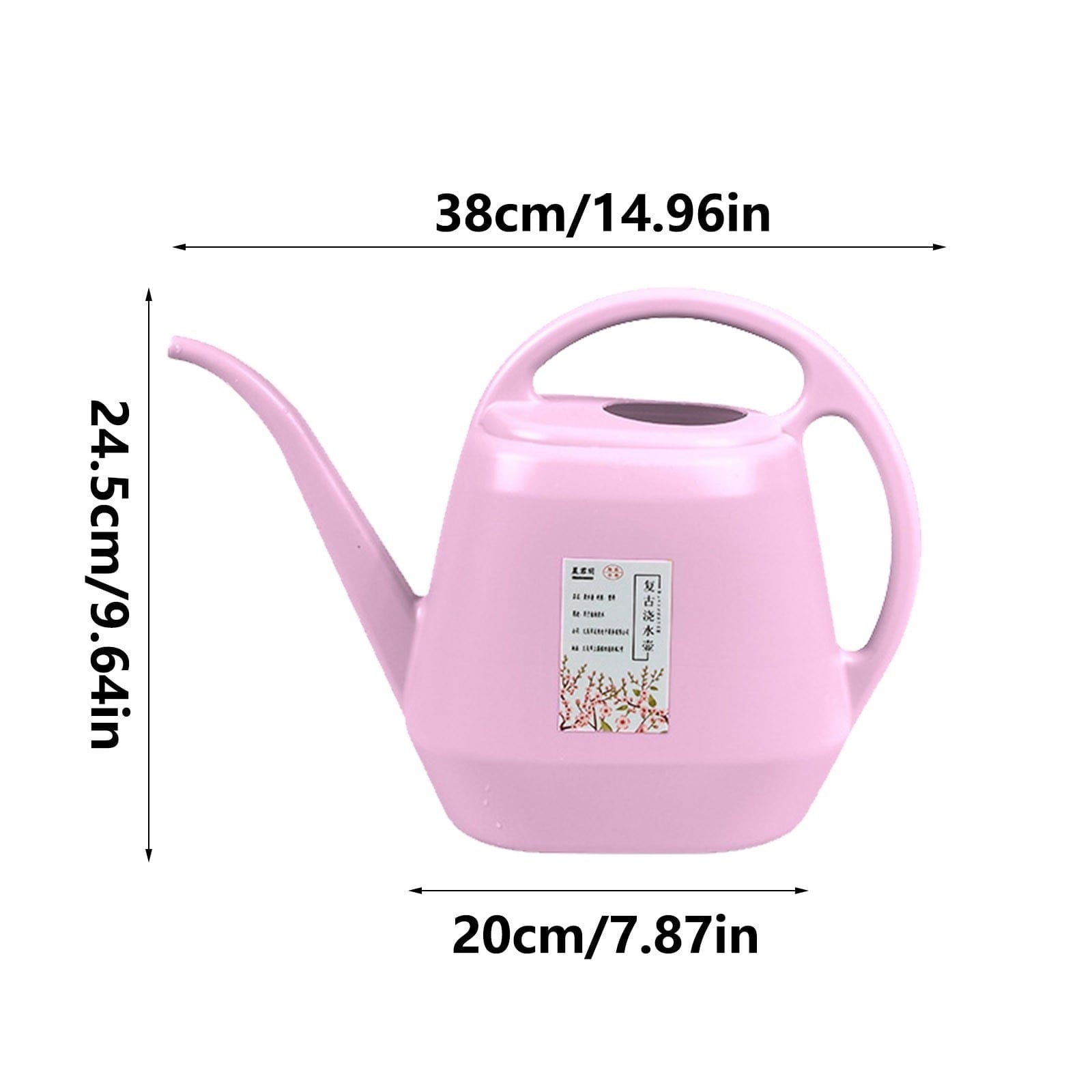 Indoor Watering Can 1 Gallon Blue-gray, Long Spout, Lightweight, Anti- Handle, Ideal for Delicate Flowers and Seedlin... - Image 3