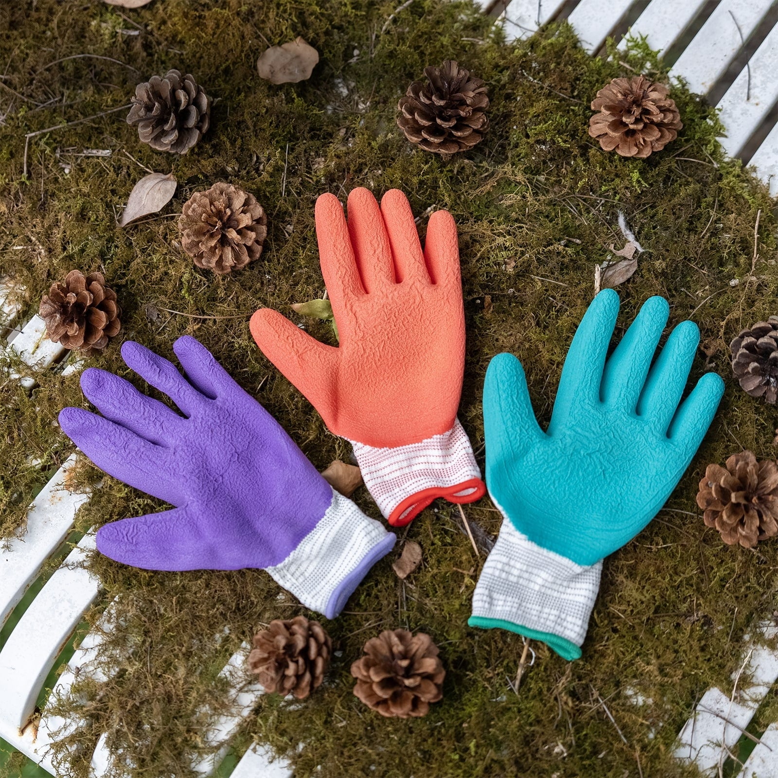 3 Pair , Grip Enhanced Work for Weeding, Planting Indoor Outdoor Garden Tasks - Image 2