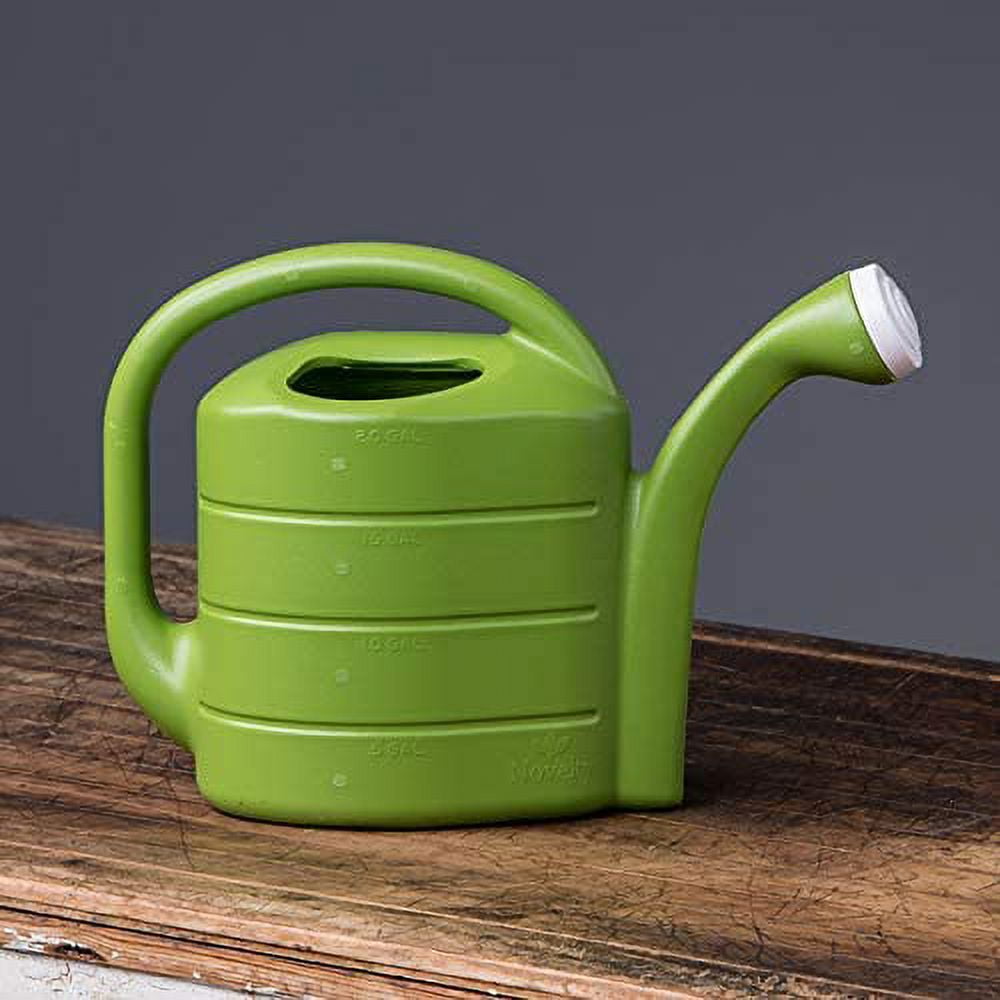 2-Gallon Green Watering Can with Removable Nozzle - Image 3