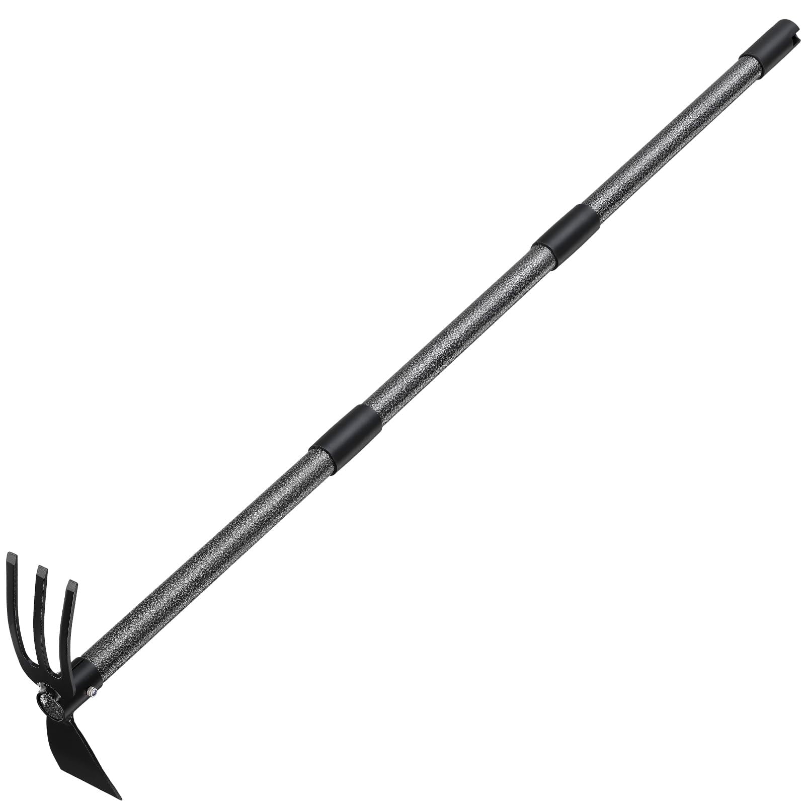 Garden Hoe Tool, Adjustable Heavy Duty Dual-Head Weeding Tool for Weeding, Tilling, Lawn Yard Flower Bed Gardening Tool - Image 3