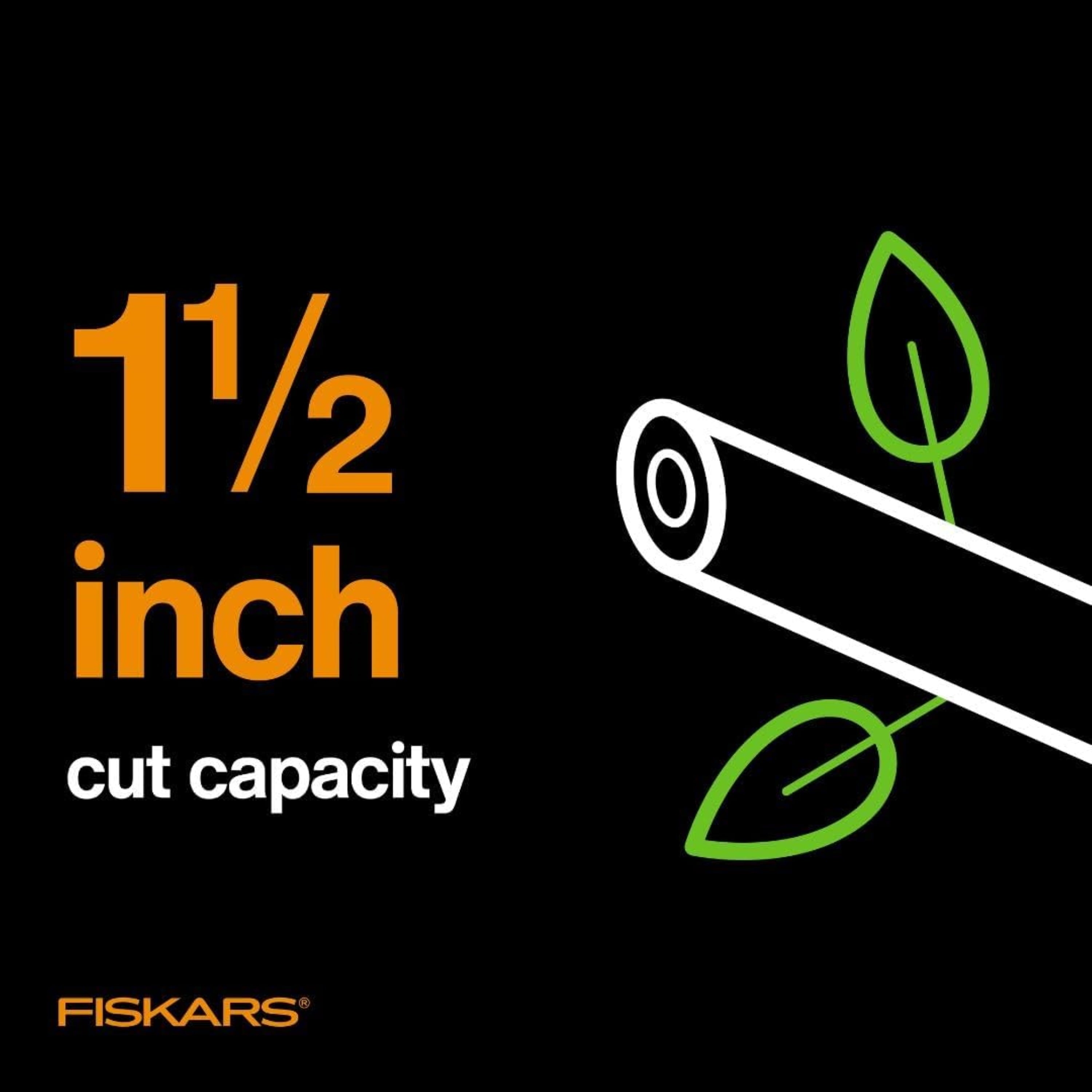 Fiskars Telescopic Bypass Lopper Garden Tool, 24.5"-37" Steel Handle and Blade, Black and Orange - Image 4