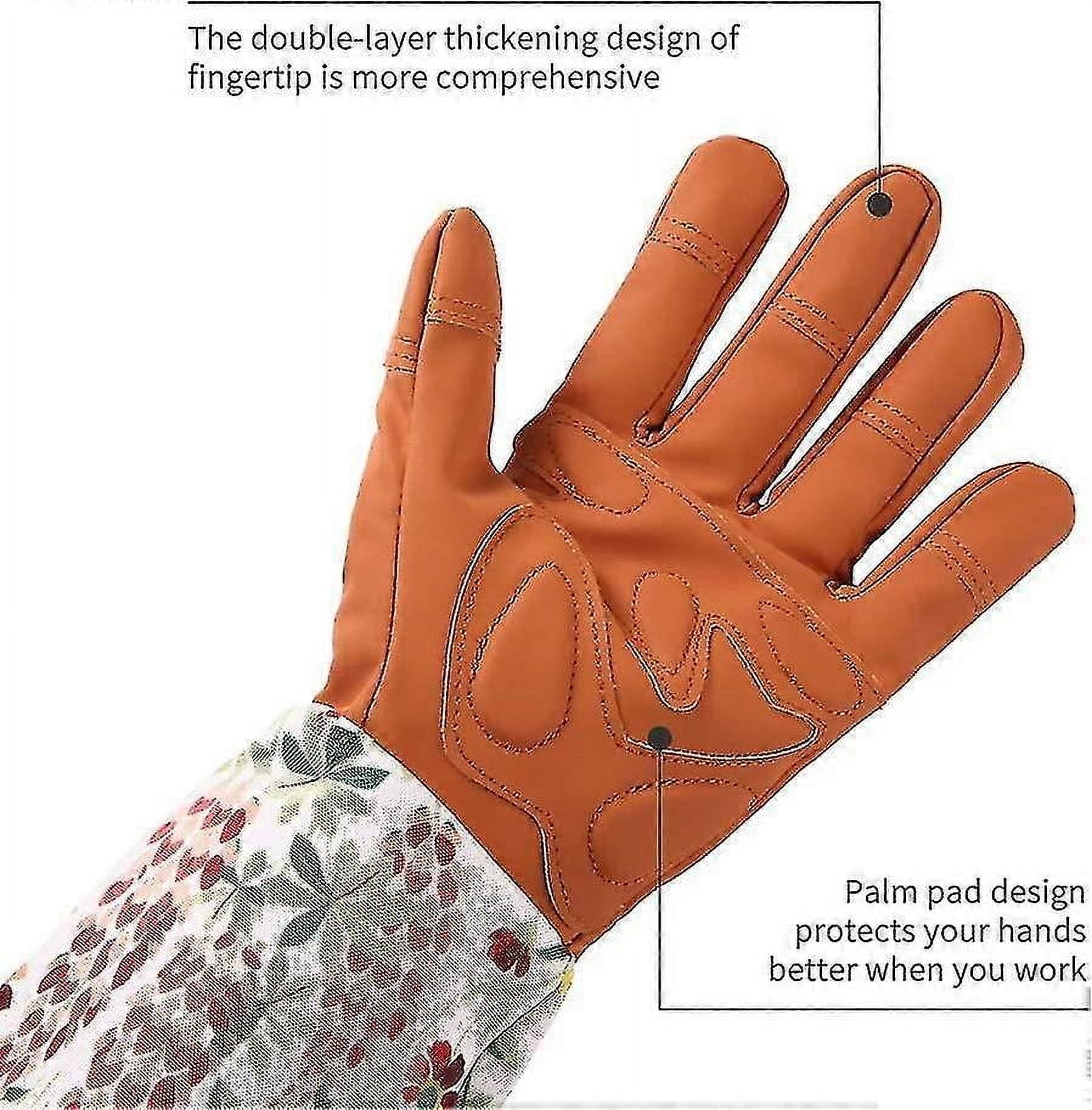 Gloves Women Extended Pro Gloves Pruning Garden For Mother And Grandmother Gifts (red) - Image 5