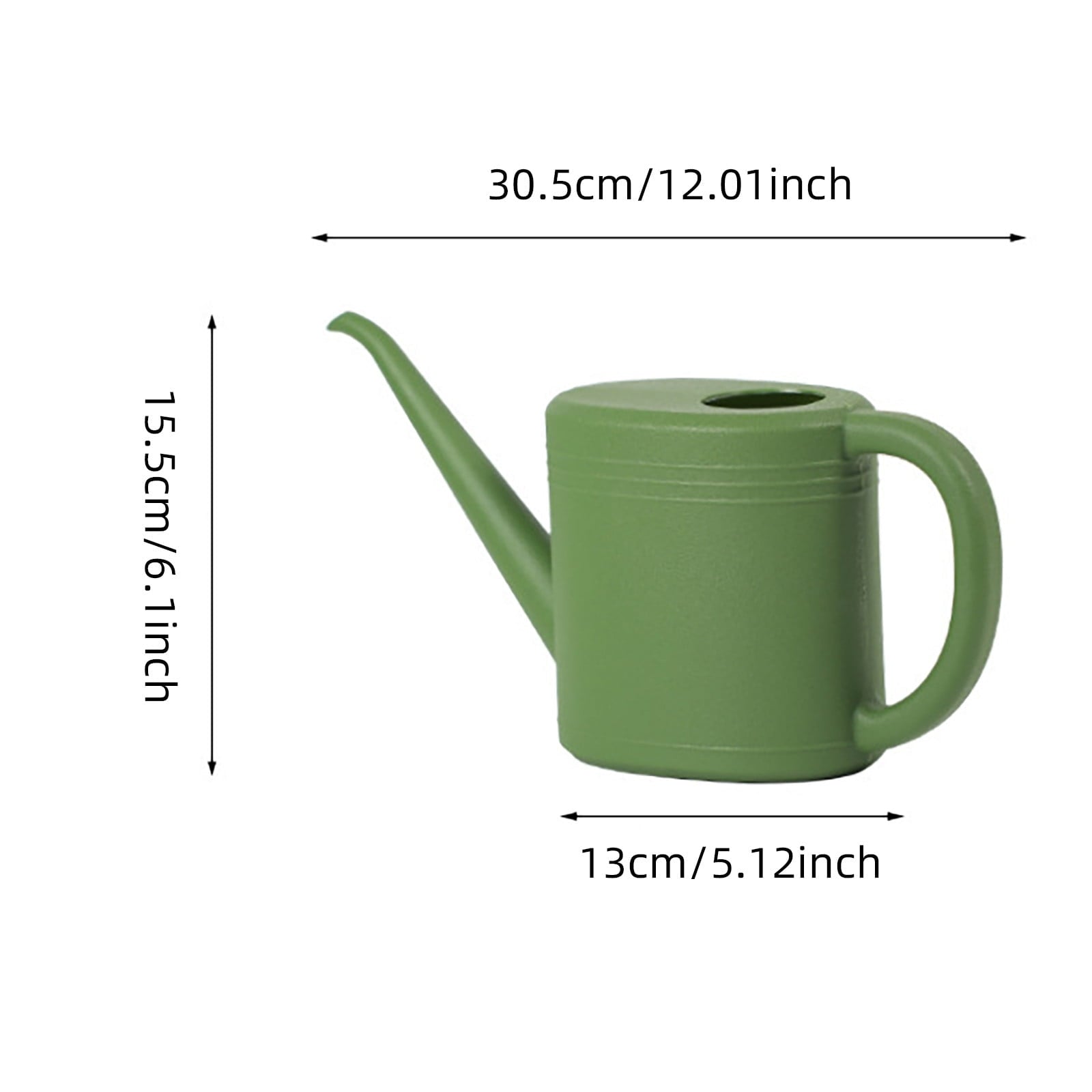 Watering Can, 1 L Watering Can, Farmhouse Sprinkler, Long Spout Sprinkler Head for Garden, Indoor and Outdoor Plants,... - Image 4