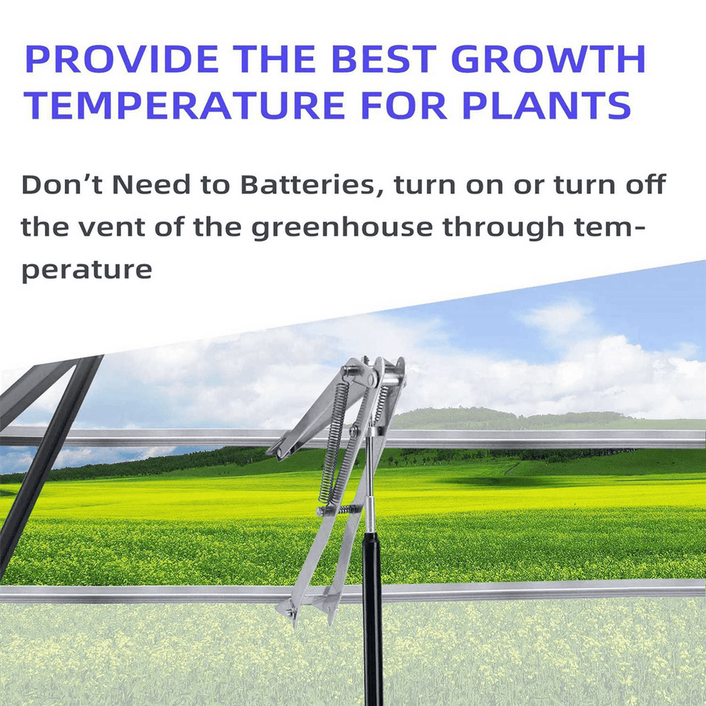 2X Greenhouse Double Spring Automatic Window Opener Solar Heat Sensitive Garden Vent Agricultural Tools - Image 6