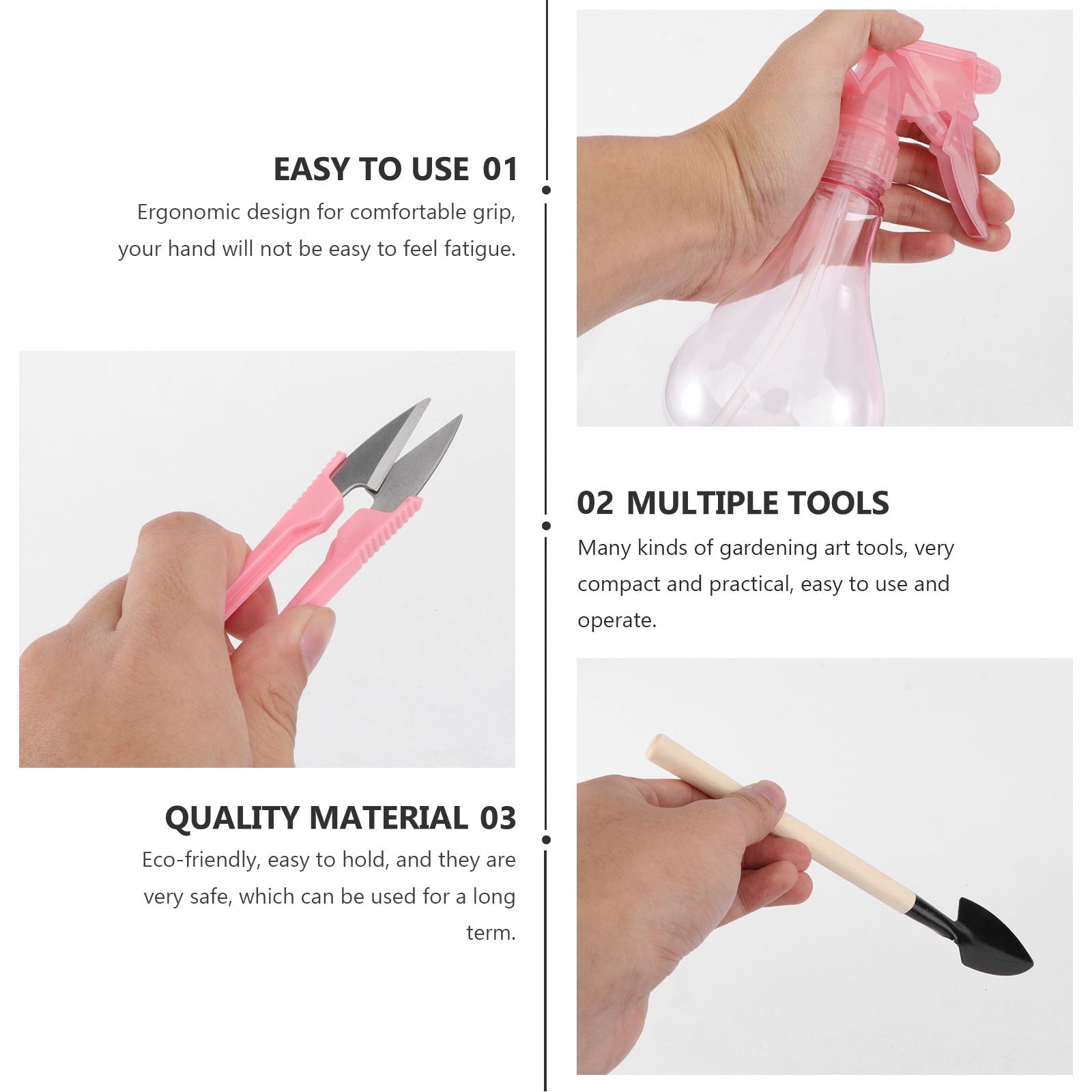 1 Set of Succulent Planting Tools Set Mini Flowers Transplanting Tools Kit - Image 6