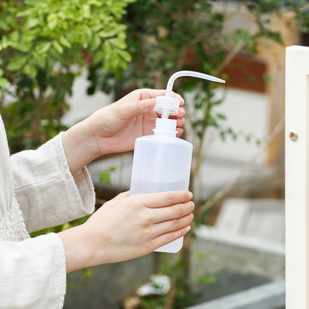 2Pcs Succulent Watering Bottle Plastic Bend Mouth Watering Cans, 250Ml Squeezed Bottle Plant Mist Bottle Flower Squeezed Watering Can Kettle - Image 3