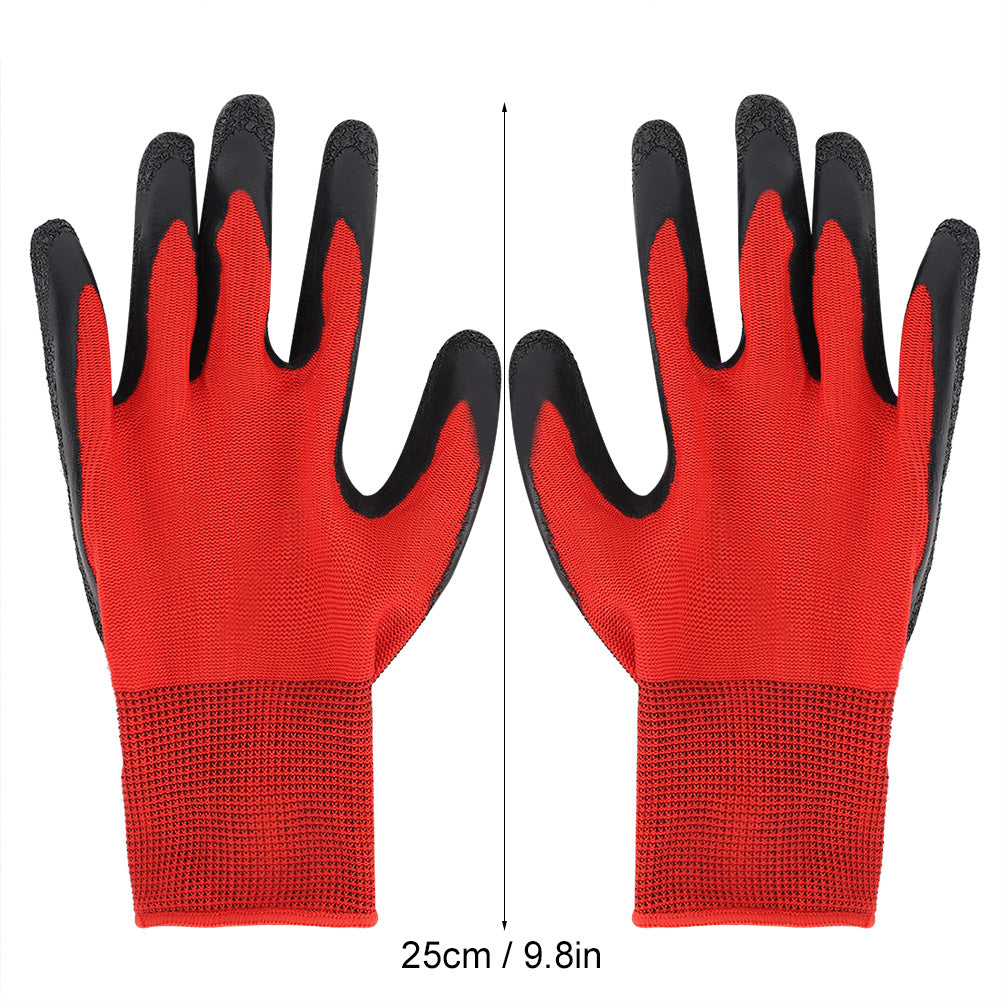 5 Garden Gloves Gardening Work Construction Non-Slip Breathable Gloves - Image 3