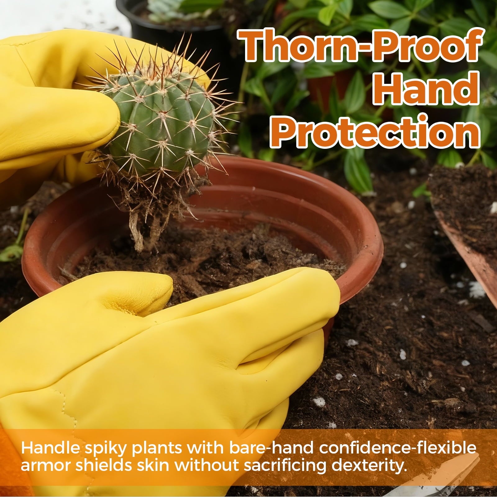 Gardening Gloves Women Men,Thorn proof Rose Pruning Heavy Duty Gauntlet, Best Garden Gifts for Gardener - Image 3