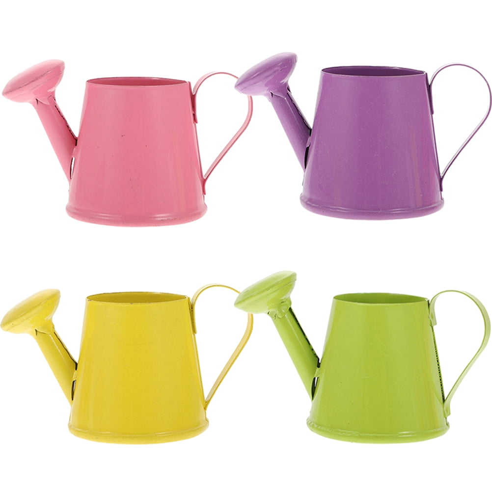 4 pcs Children Garden Watering Can Kids Metal Watering Can Mini Watering Kettle - Image 2