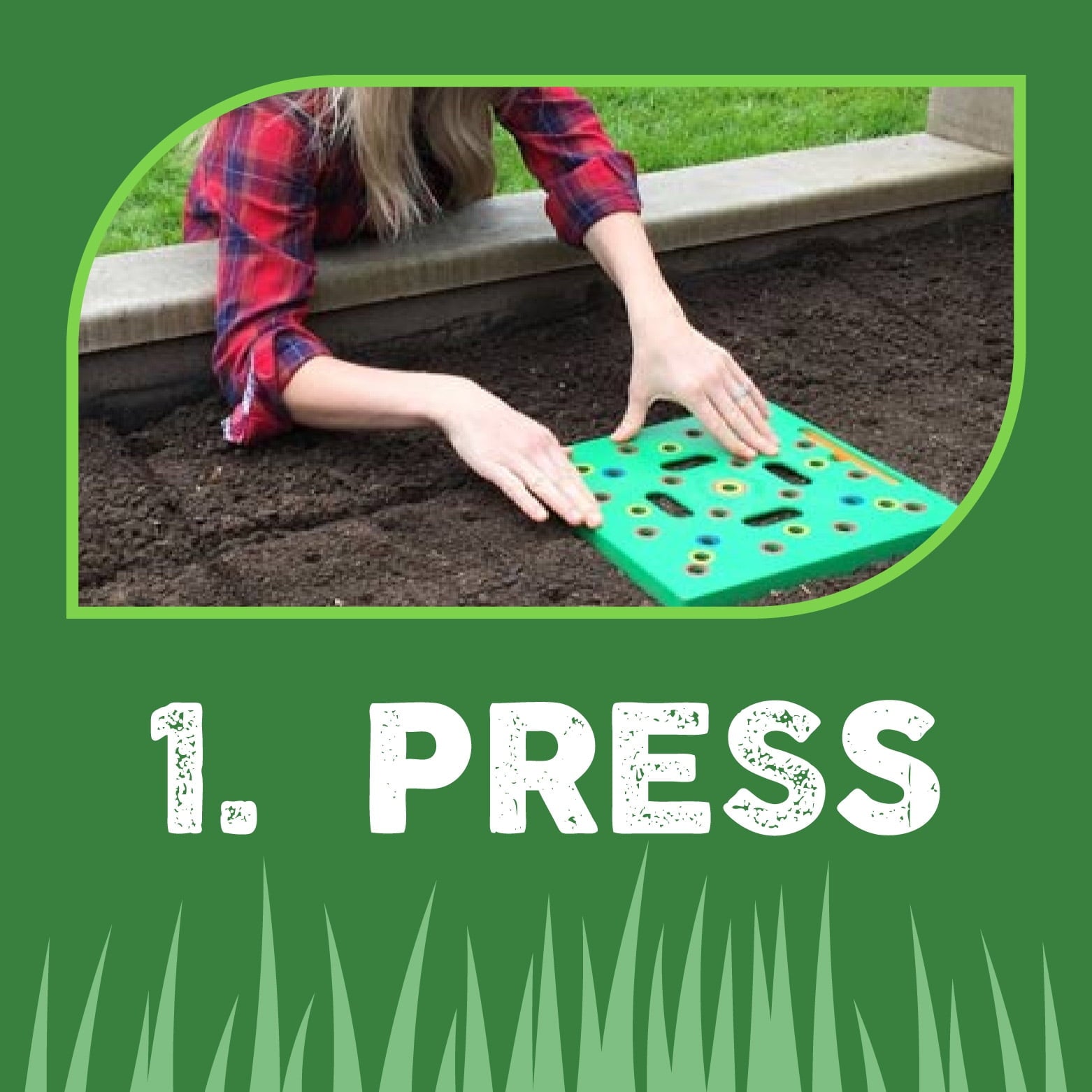 Seed and Seedling Spacer Tool for Bigger Harvests, Organized Plants & Fewer Weeds Color-Coded Gardening Template with... - Image 2