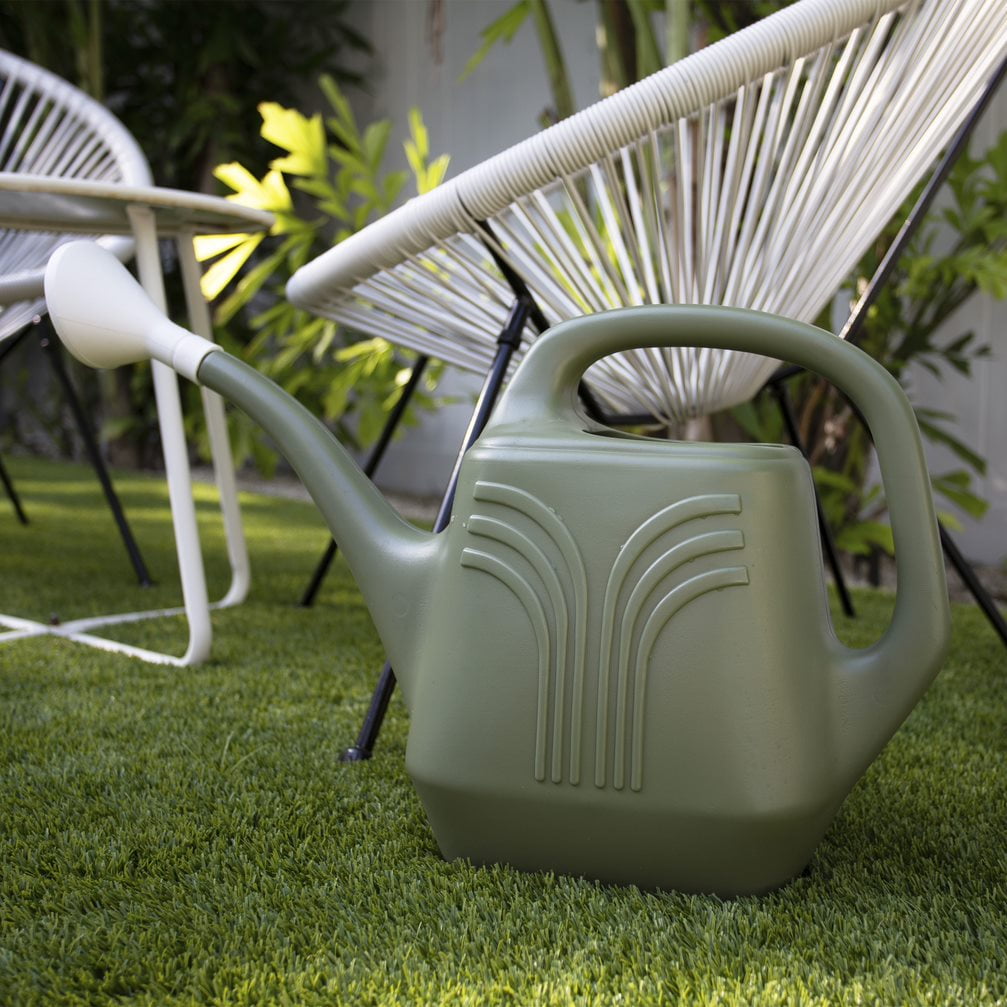 Promo Plastic Watering Can - 2 Gallon Capacity - Living Green - Image 3
