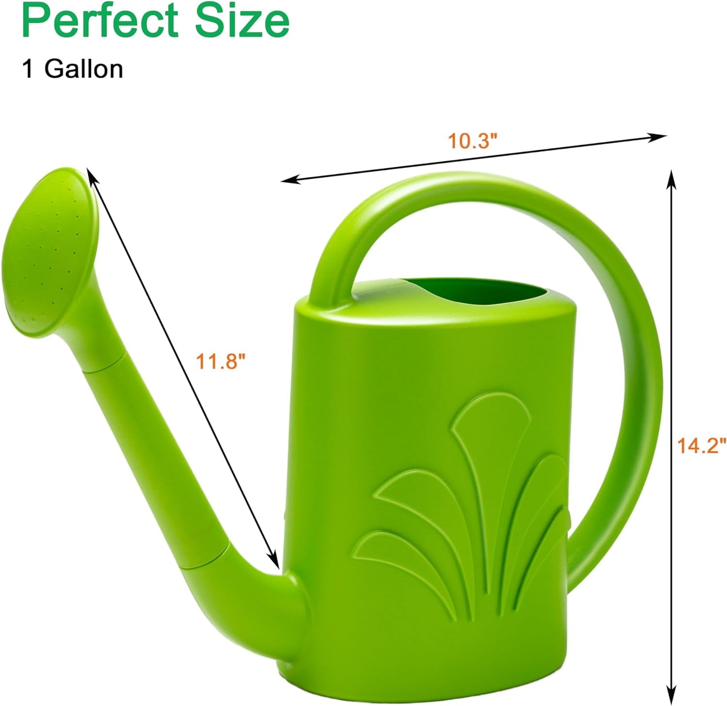 Plant Watering Can 1 Gallon, Watering Can for Outdoor Plants, Water Can for Plants, Plastic Garden Watering Can with ... - Image 2