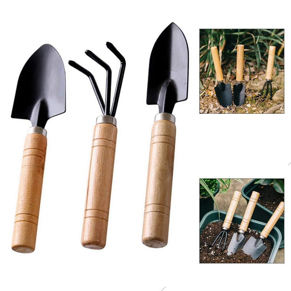 Mini Garden Tool Set, 3 Pieces Portable Mini Gardening Kit Including Hand Shovel - Image 6