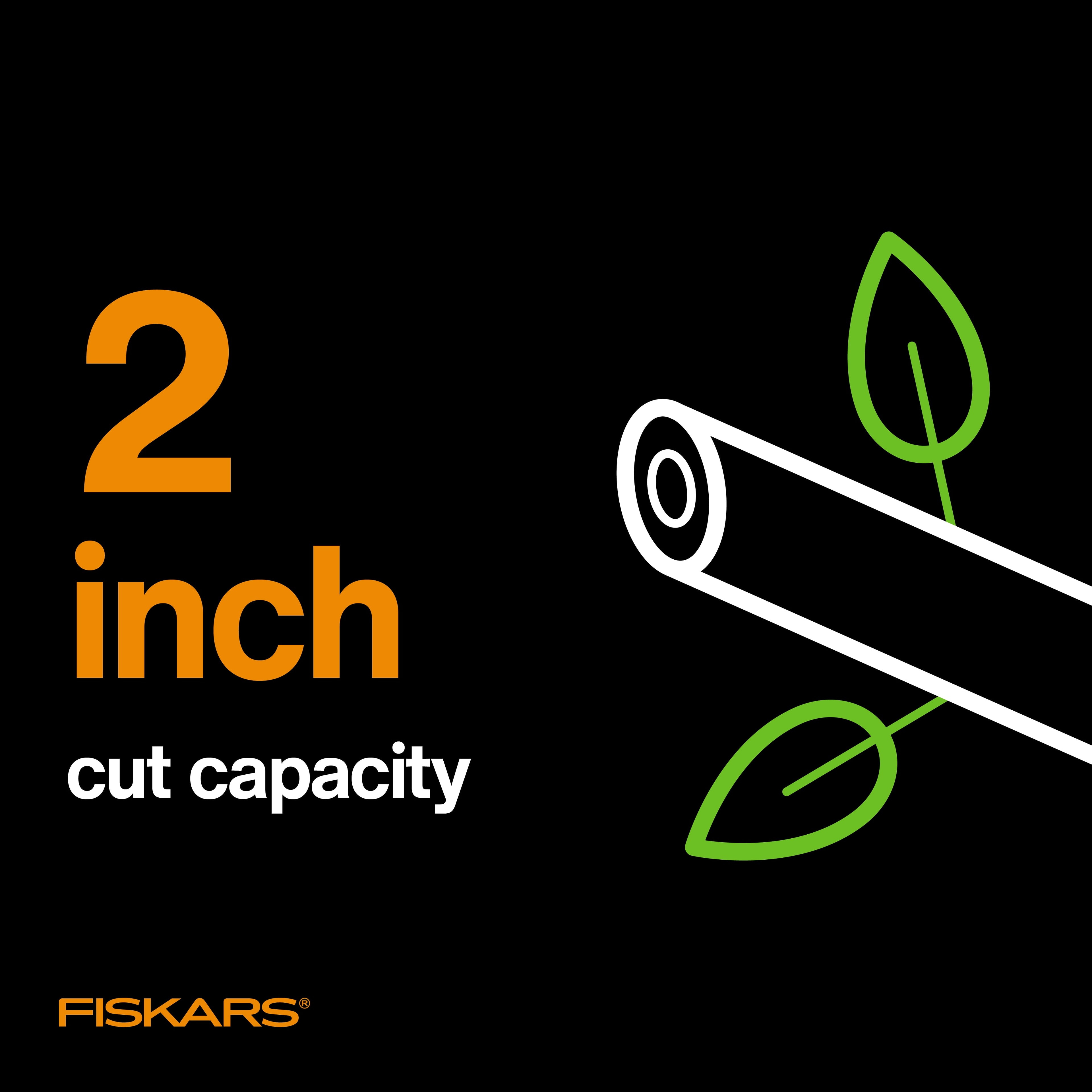Fiskars PowerGear2 Titanium Tree Trimming Lopper 32" Long 3.9 lbs., 2" Cut Capacity, Black - Image 6