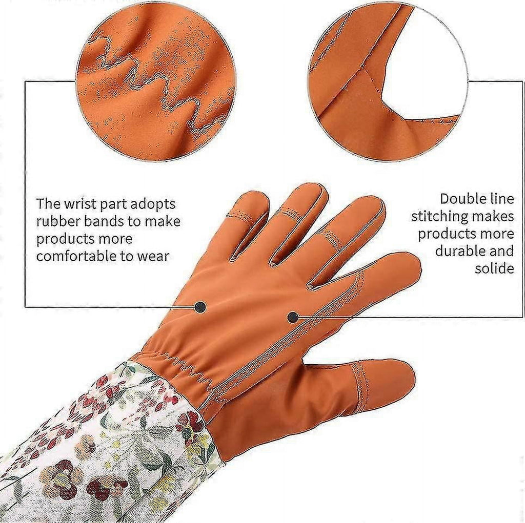 Gloves Women Extended Pro Gloves Pruning Garden For Mother And Grandmother Gifts (red) - Image 3