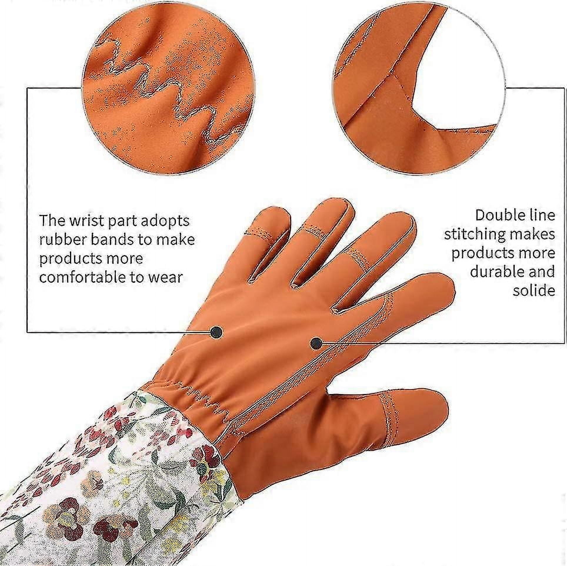 Gloves Women Extended Pro Gloves Pruning Garden For Mother And Grandmother Gifts (red) - Image 3