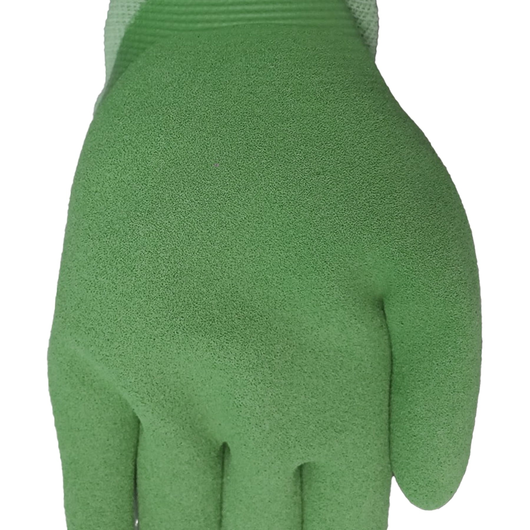 Ladies Double Dipped Latex Glove, Small, Green - Image 4
