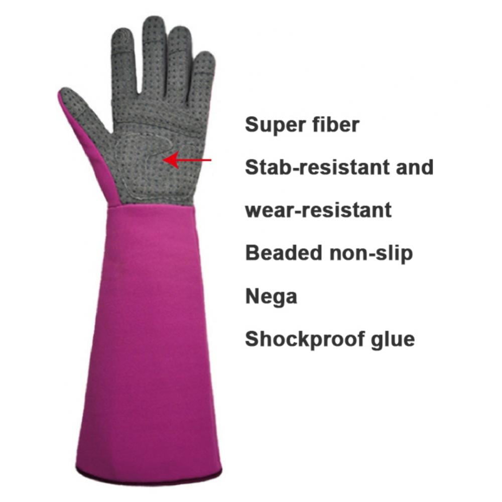 Long Sleeve Thorn-proof Garden Gloves for Gardener and Farmer Unisex - Image 4