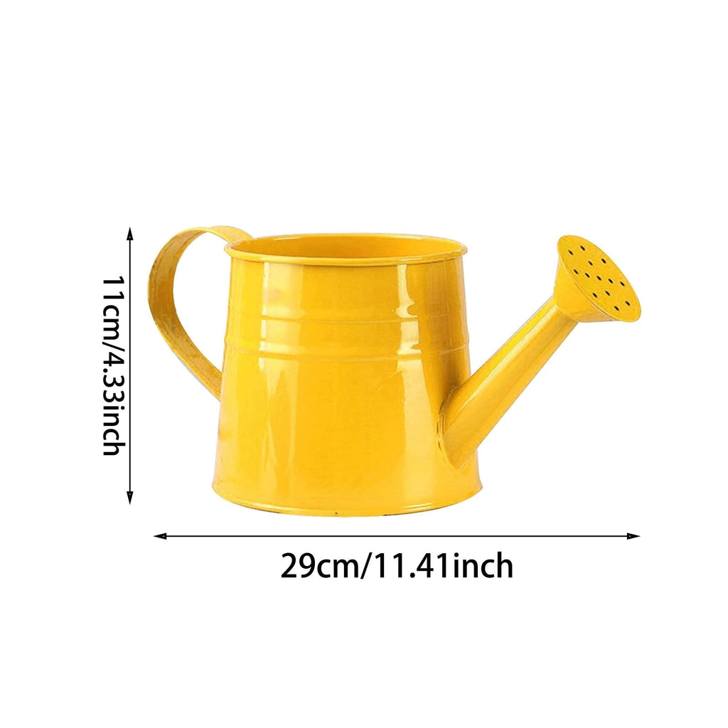 34 Oz Watering Can Metal Long Spout Kettle Galvanized Steel Pot with Ergonomic Handle for Indoor Outdoor House Garden... - Image 2