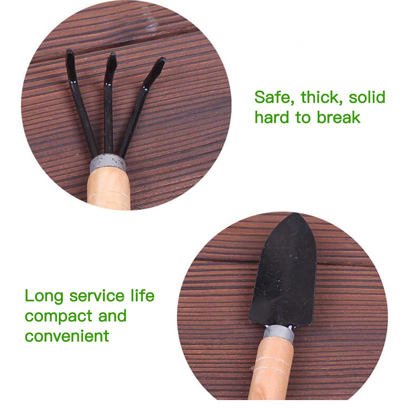 Garden Small Shovel Planting Tool Gardening Supplies Combination Set for Home - Image 4