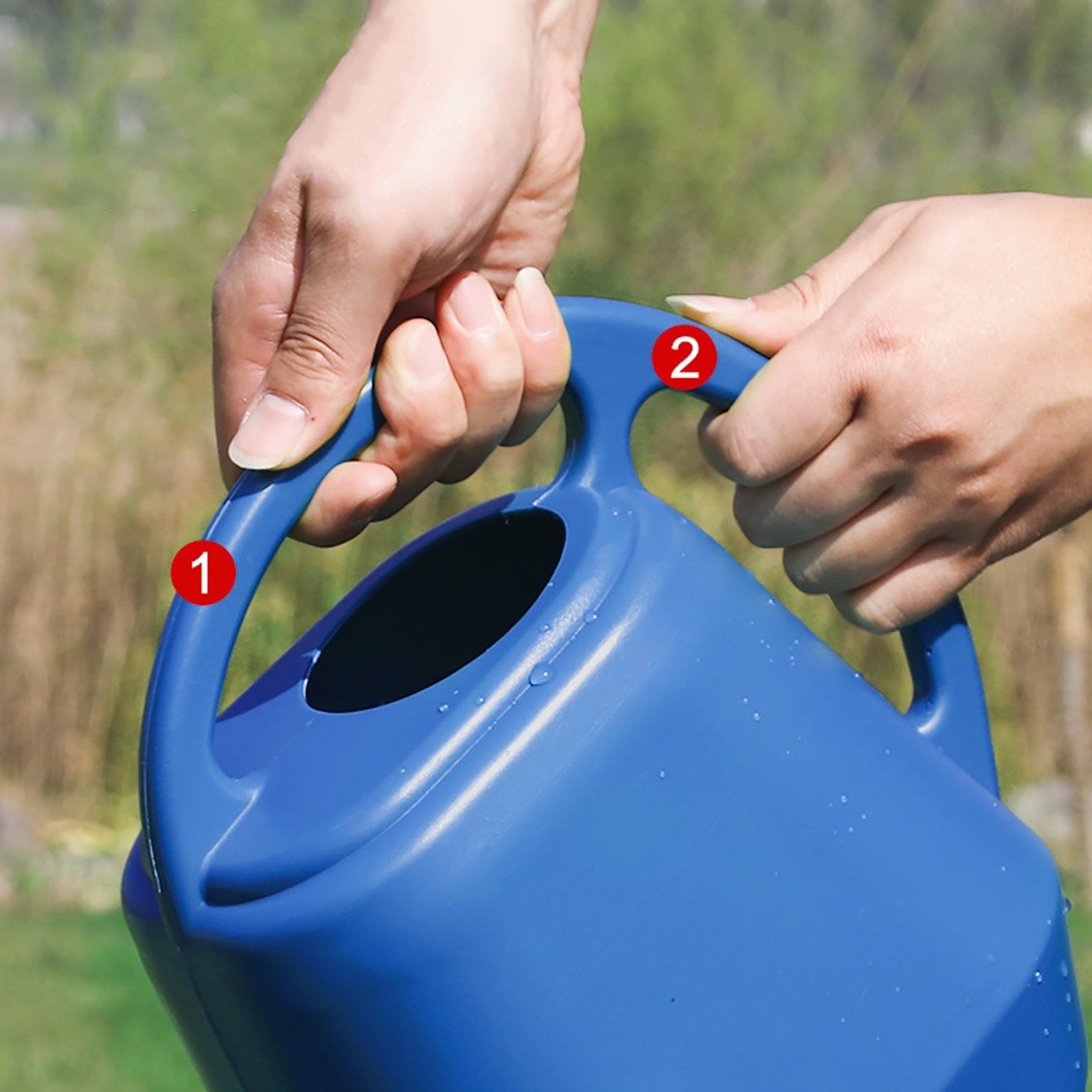 piaybook Watering Can for Indoor Plants Garden Watering Can Plastic Long Spout Lightweight And Practical Large Capacity Gardening Shower for - Image 4