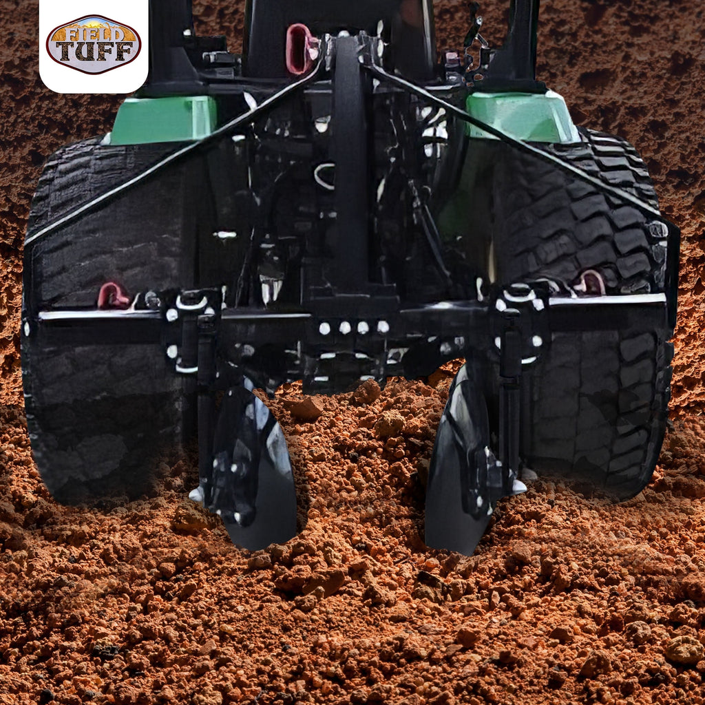 Field Tuff 43 Inch Disc Cultivator Garden Bedder Hiller For 3 Point Tractor - Image 5