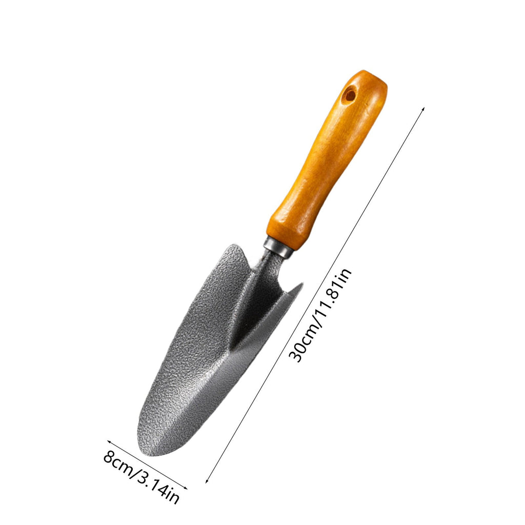 A Trowel Steel Shovel With Wooden le Digging Tool For Planting Flowers Vegetables Potted Plants - Image 3