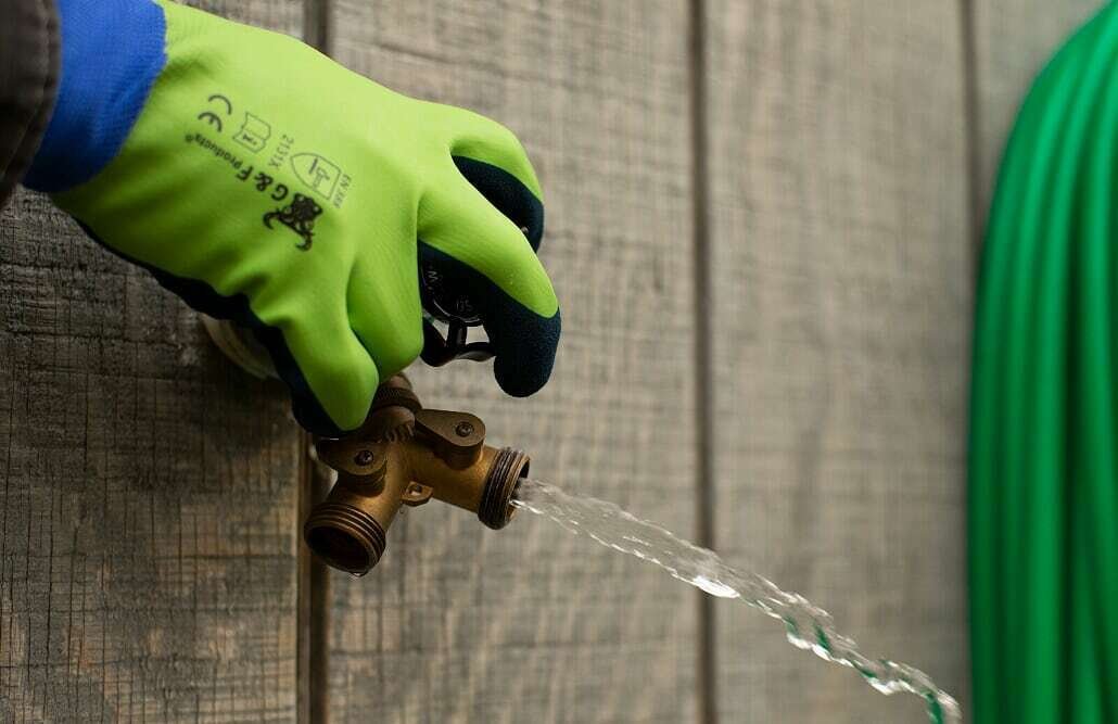 G & F Men’s Gardening Gloves, Micro-Foam Coated Nylon, 6-Pair, Green, Large - Image 3