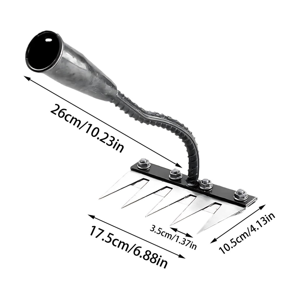 5-Tooth for Weeding, Digging & Soil Loosening | Multifunctional Garden Tool for Farming, Gardening & Planting Vegetables - Image 3