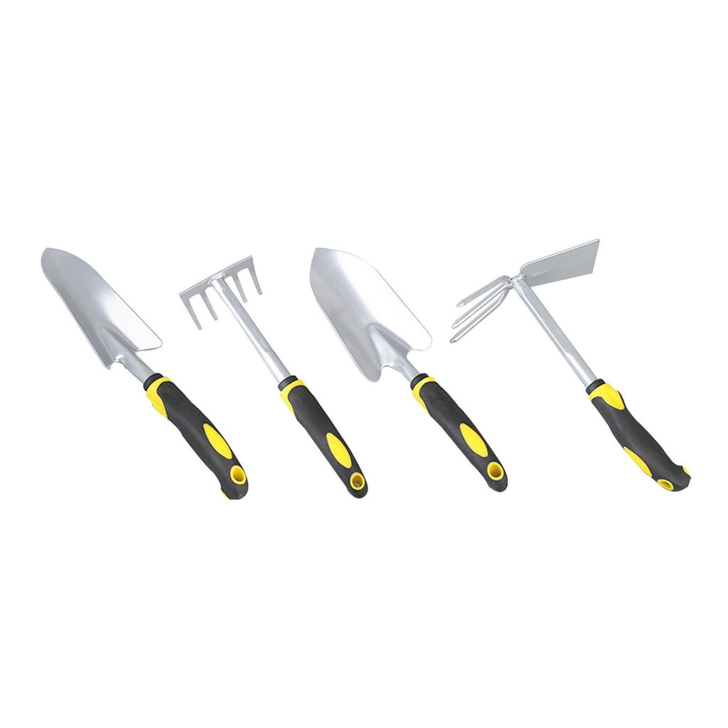 Garden Large Shovel Hand Trowel with Yellow and Black Handle for Outdoor Planting Digging and Soil Loosening Heavy Duty Steel Gardening Tool - Image 3