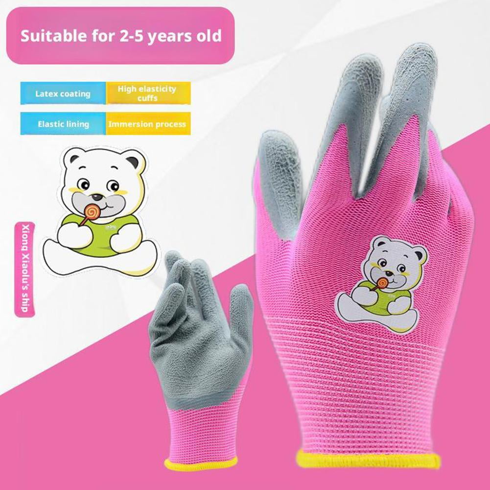 1Pair Kids Gardening Gloves for Age 2-11 Childrens Garden Gloves - Image 6